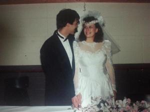 Stacey and I in 1991.  We sure had a lot to learn.