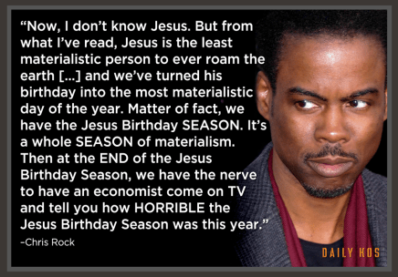...new found respect for Chris Rock.