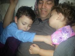 interrupting a nap sometimes results in cuddles