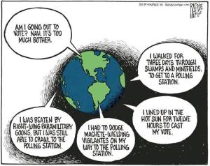 I will vote, and I hope more educated voters vote as well