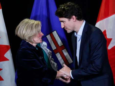 Justin Trudeau, Rachel Notley